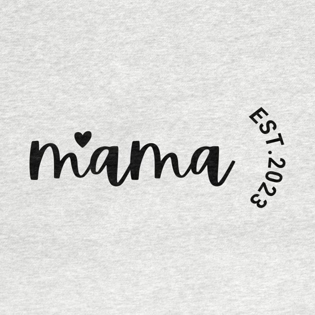 Custom Mama Design with Date, Gift for Mom by TrendyPlaza